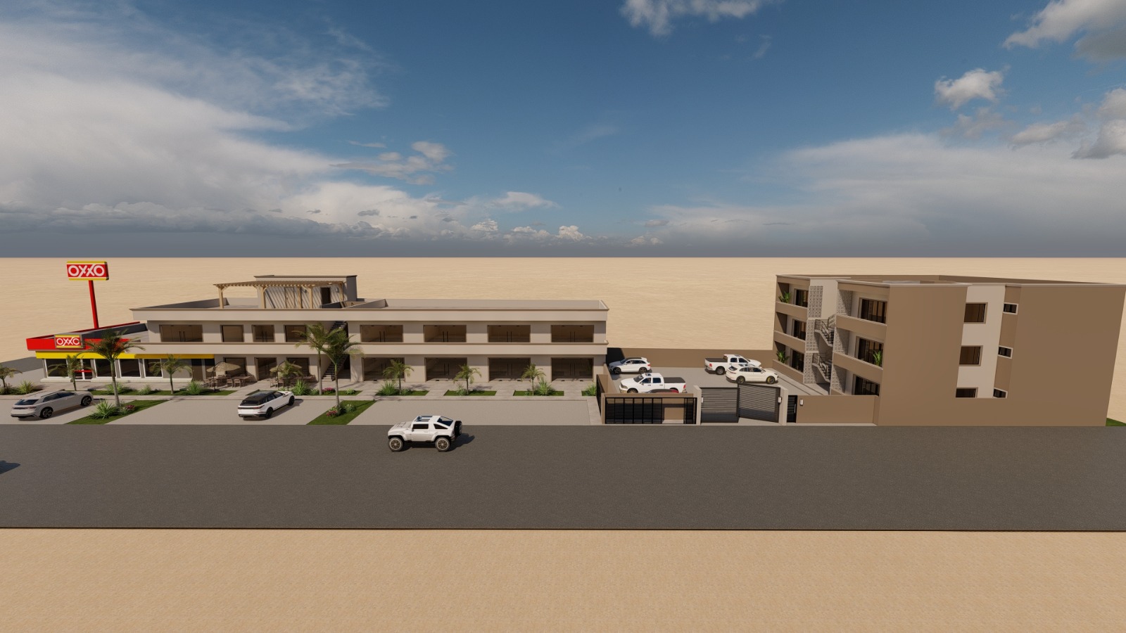 Render de Plaza Centenario